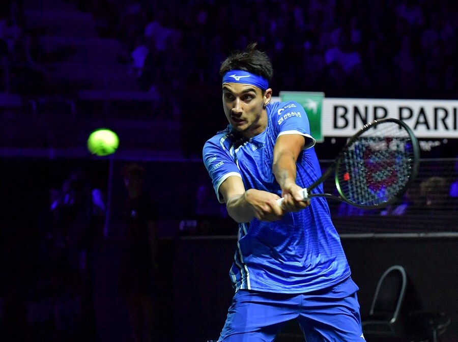 Tenis, ATP, Lorenzo Sonego na turnaji ve francouzských Métách, Moselle Open