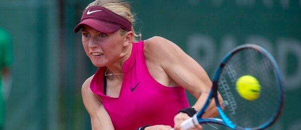 Tenis, Laura Samsonová během finále Pardubické juniorky