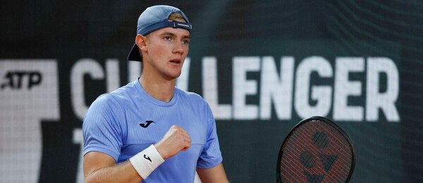 Tenis, ATP challenger muži, Andrew Paulson na akci v Ismaningu, Německo