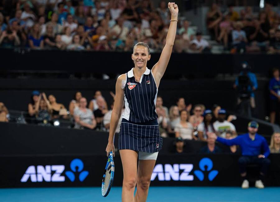 Tenis, WTA, Karolína Plíšková na turnaji v Brisbane, Austrálie