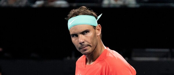 Tenis, ATP, Rafael Nadal během akce v Brisbane