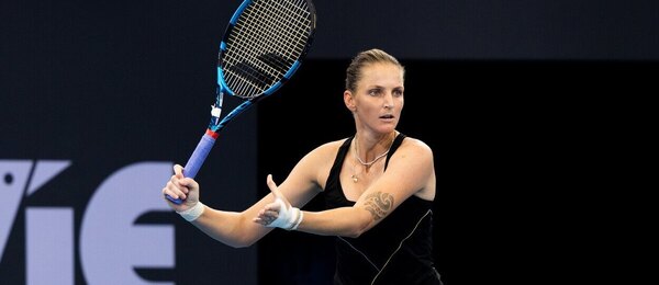 Tenis, WTA, Karolína Plíšková na turnaji v Brisbane v Austrálii