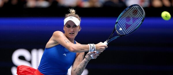 Tenis, WTA, Markéta Vondroušová během týmového United Cupu v Austrálii