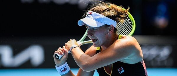 Tenis, WTA, grandslam, Melbourne, Austrálie - Barbora Krejčíková v utkání prvního kola Australian Open 2024