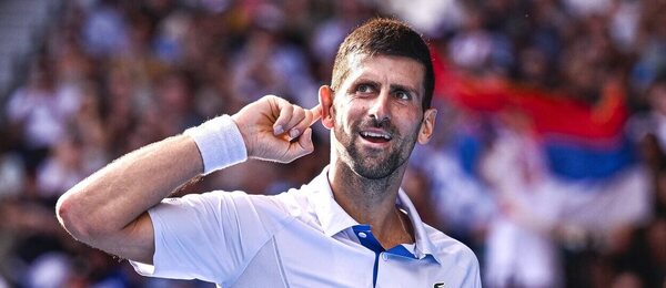 Tenis, grandslam Australian Open v Melbourne, Novak Djokovič během čtvrtfinále