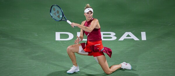 Tenis, WTA, Markéta Vondroušová během turnaje v Dubaji, SAE
