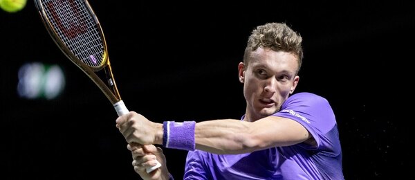 Tenis, ATP, Jiří Lehečka během turnaje ATP 500 v Rotterdamu, Nizozemsko