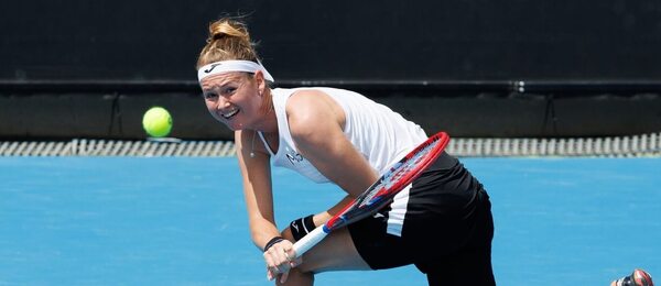 Tenis, WTA, Marie Bouzková během tenisového Australian Open, Melbourne