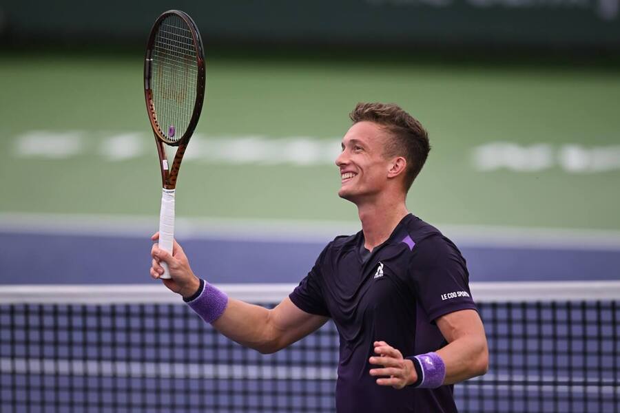 Tenis, ATP, Jiří Lehečka na turnaji ATP 1000 v Indian Wells, Kalifornie, USA