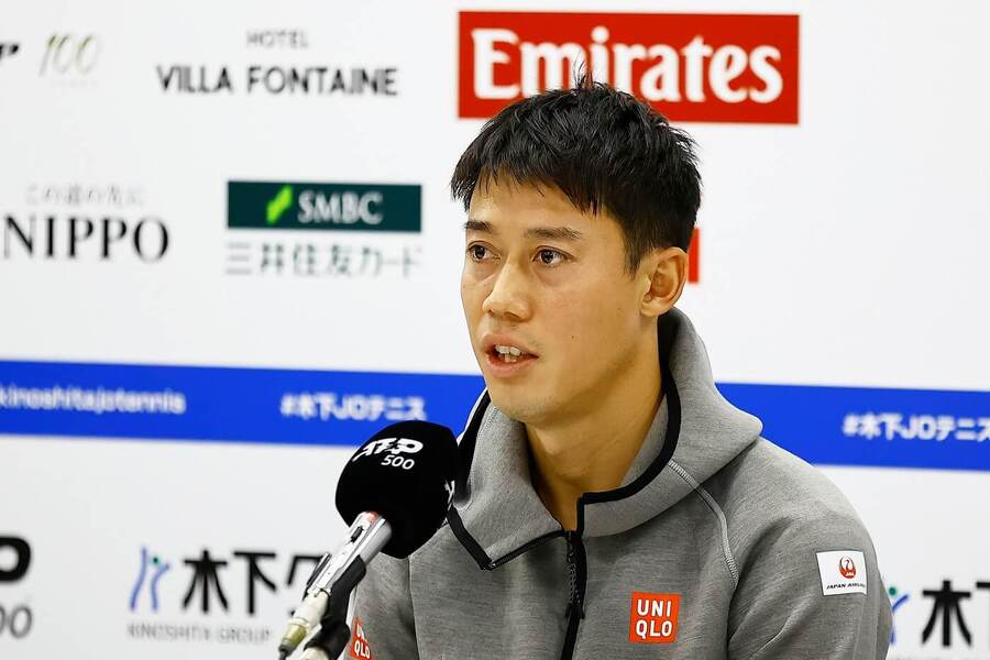 Tenis, ATP, Kei Nishikori na tiskové konferenci