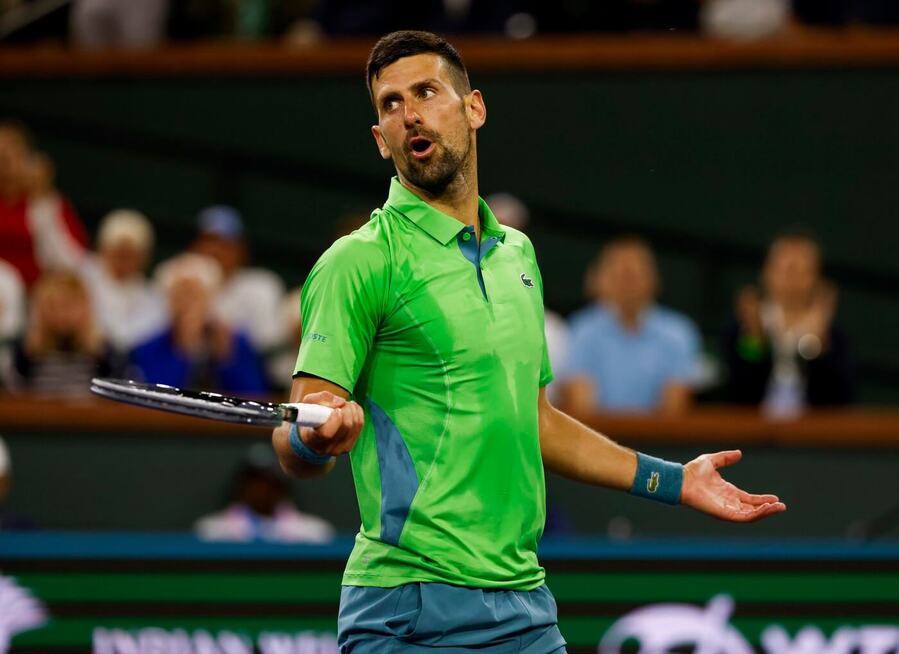 Tenis, ATP, Novak Djokovič na turnaji v Indian Wells, Kalifornie, USA