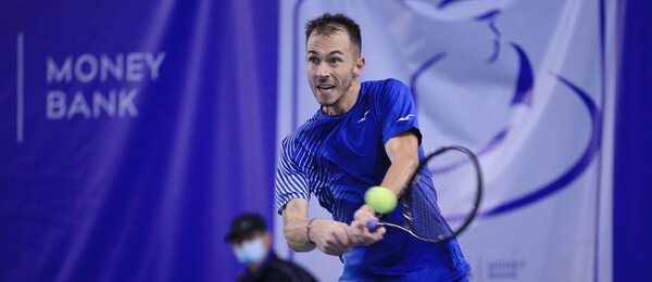 Tenis, ATP, Lukáš Rosol během tenisové extraligy, hráč týmu TK Sparta Praha