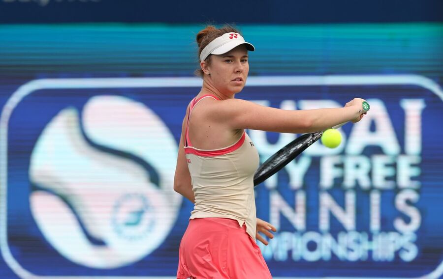Tenis, WTA, Linda Nosková na turnaji v Dubaji, SAE