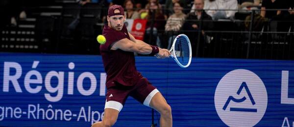 Kyrian Jacquet na turnaji ATP 250 Lyon 2026