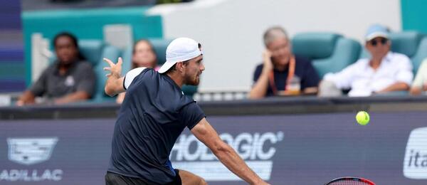 Tomáš Macháč na turnaji v Miami