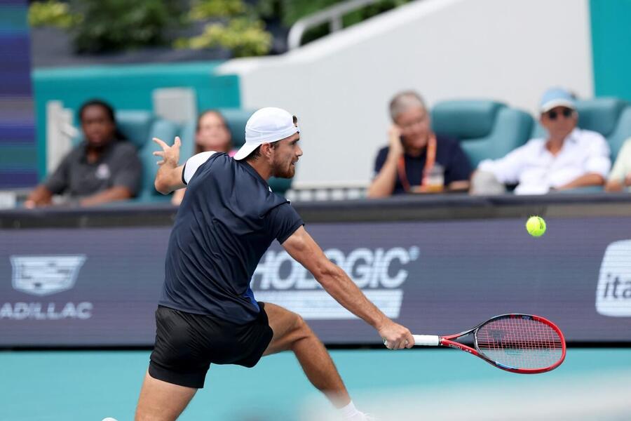 Tomáš Macháč na turnaji v Miami