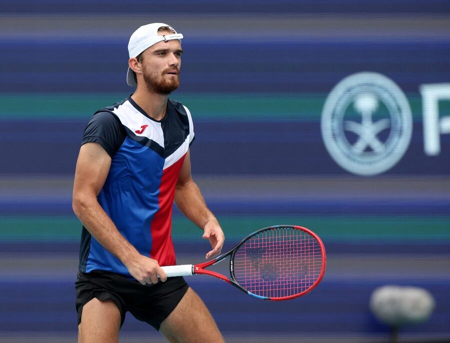 Tomáš Macháč na turnaji v Miami