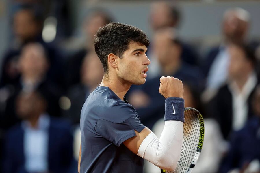 Carlos Alcaraz na Roland Garros 2024