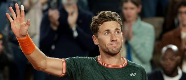 Casper Ruud během French Open 2024