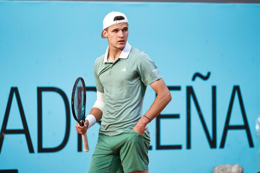 Tenis, ATP, Jakub Menšík na turnaji v Madridu, Španělsko