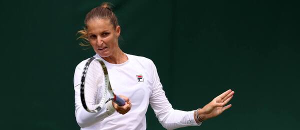 Tenis, WTA, Karolína Plíšková při tréninku na Wimbledon