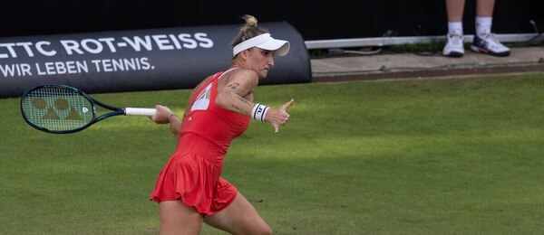 Tenis, WTA, Markéta Vondroušová na turnaji v Berlíně, tráva