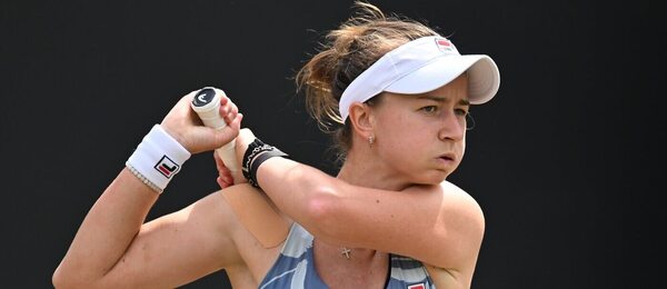 Tenis, WTA Tour, Barbora Krejčíková během vítězného osmifinále Birmingham Classic 2024