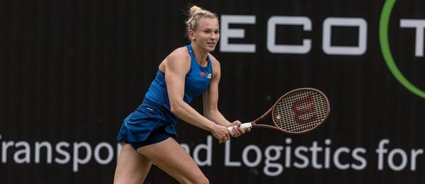 Tenis, WTA, Kateřina Siniaková na turnaji v Berlíně, Německo, tráva