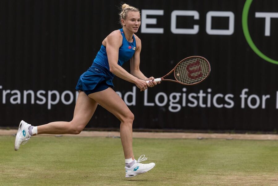 Tenis, WTA, Kateřina Siniaková na turnaji v Berlíně, Německo, tráva