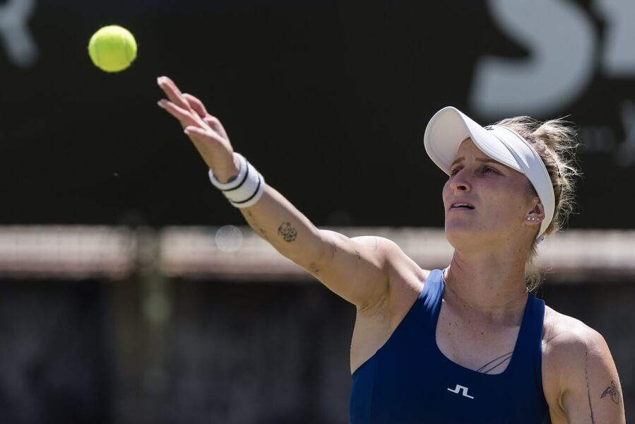 Markéta Vondroušová na turnaji v Berlíně