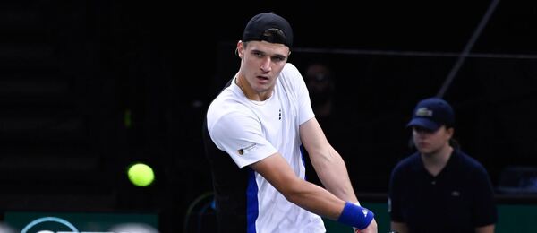 Jakub Menšík během turnaje v Paříži 2024