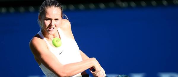 Tenis, juniorka Tereza Krejčová na turnaji v Osace, Japonsko