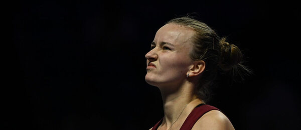 Tenis, WTA, Barbora Krejčíková během Turnaje mistryň, WTA Finals v Rijádu