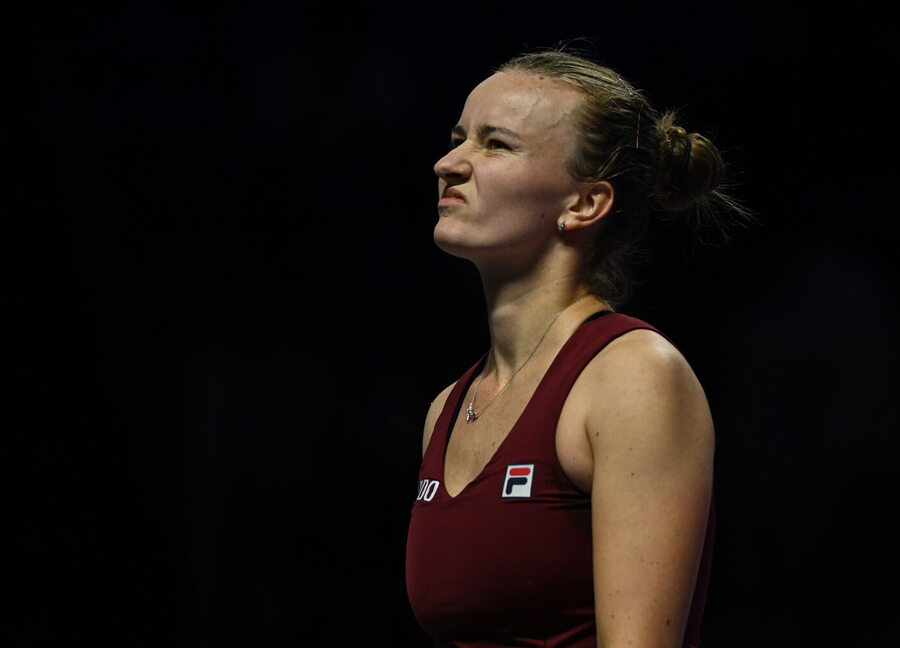 Tenis, WTA, Barbora Krejčíková během Turnaje mistryň, WTA Finals v Rijádu