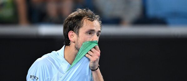 Tenis, ATP, Daniil Medvedev během grandslamu Australian Open, Melbourne
