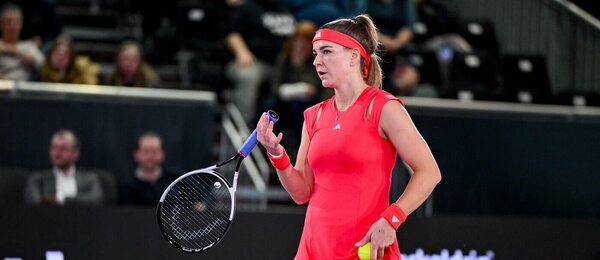 Tenis, WTA, Karolína Muchová na turnaji v Linz, Rakousko, hala