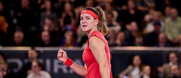 Karolína Muchová na turnaji v Linci 2025