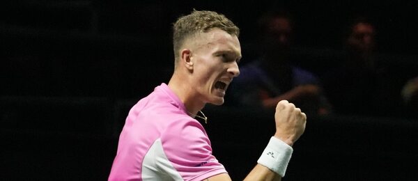 Tenis, ATP, Jiří Lehečka na turnaji v Rotterdamu, ABN AMRO Open