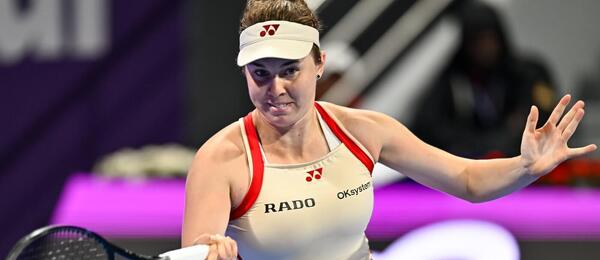 Linda Nosková na turnaji v Kataru 2025