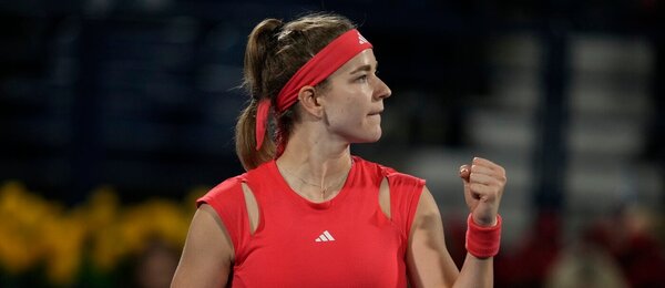 Tenis, WTA, Karolína Muchová během turnaje v Dubaji, SAE