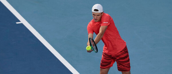 Tenis, ATP, Jakub Menšík na exhibici UTS v mexické Guadalajaře