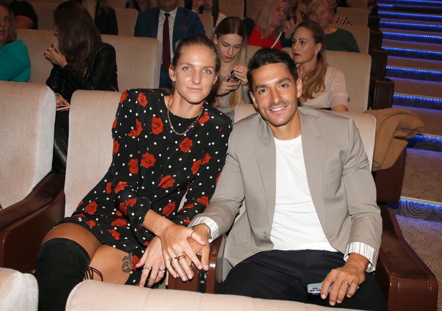 Tenis, Karolína Plíšková se svým manželem Michalem Hrdličkou