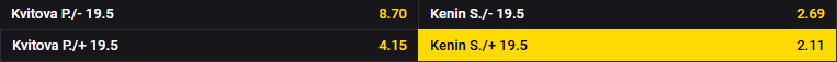 Kvitová vs. Kenin - WTA Miami 2025 (1. kolo)