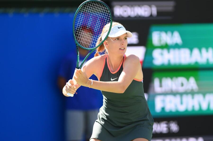 Tenis, WTA, Linda Fruhvirtová na turnaji v Osace, Japonsko