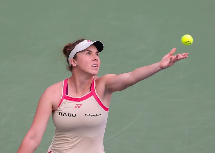 Tenis, WTA, Linda Nosková během turnaje v Dubaji