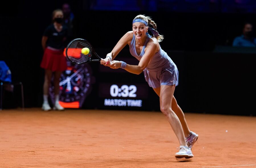 Tenis, WTA, Petra Kvitová na turnaji ve Stuttgartu, Německo, Porsche Tennis Grand Prix