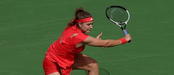 Tenis, WTA, Karolína Muchová během turnaje v Indian Wells, Kalifornie, USA