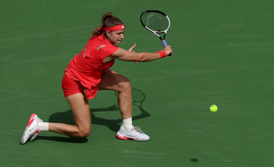 Tenis, WTA, Karolína Muchová během turnaje v Indian Wells, Kalifornie, USA