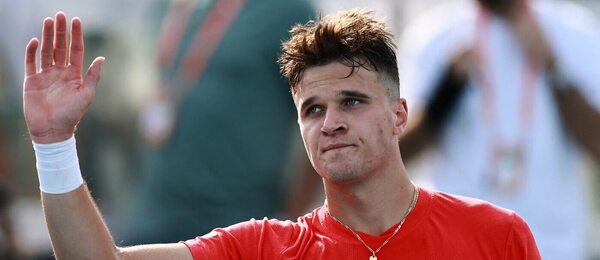 Tenis, ATP, Jakub Menšík na turnaji v Miami, Florida, USA