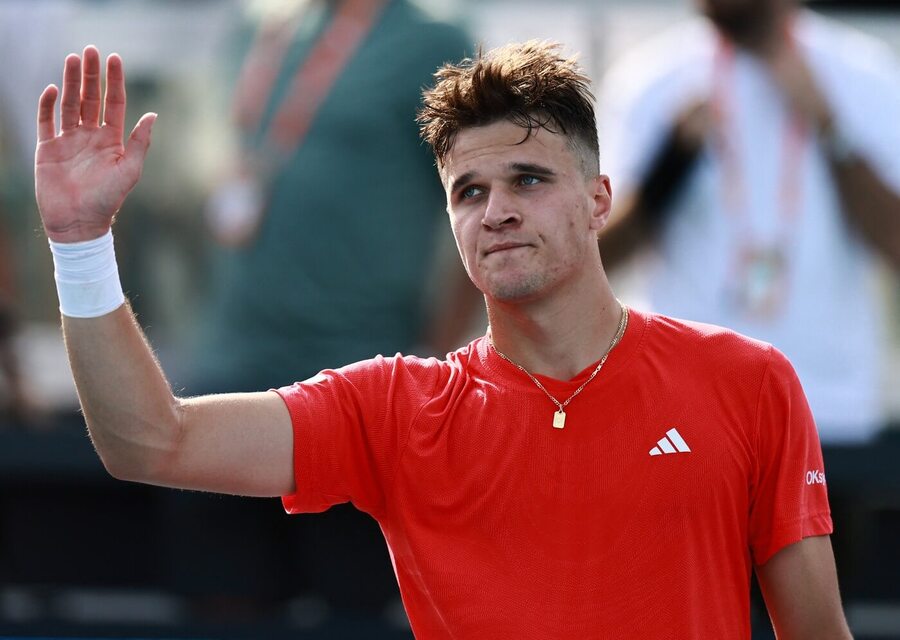 Tenis, ATP, Jakub Menšík na turnaji v Miami, Florida, USA